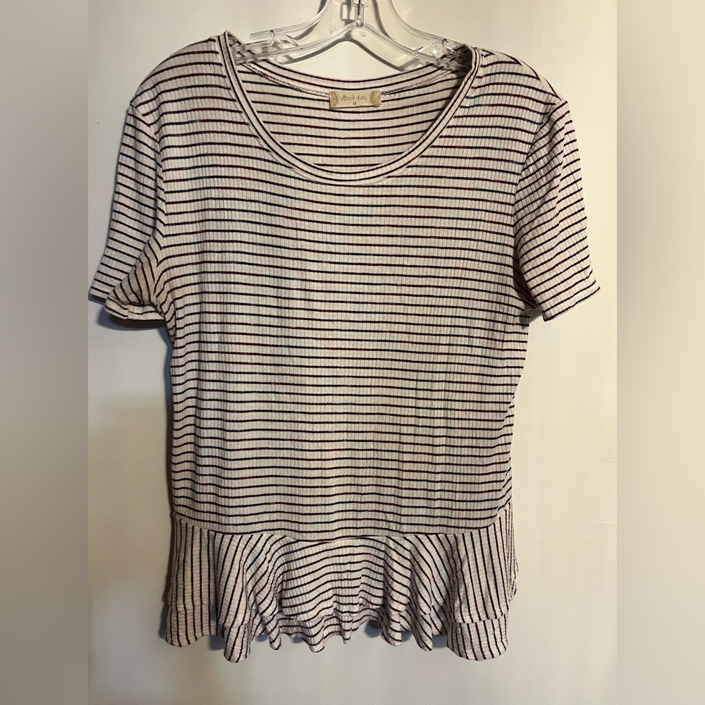 Alter’d State white striped blouse